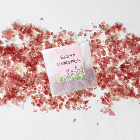 Confettis de graines «Lieblingsbienchen» - Saatgutkonfetti