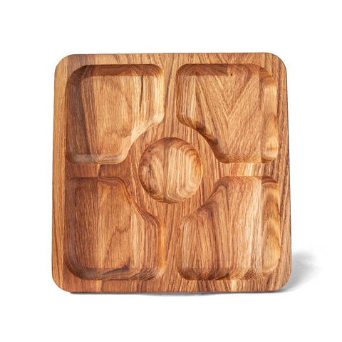 Assiette à goûter «Chêne» - la sauge