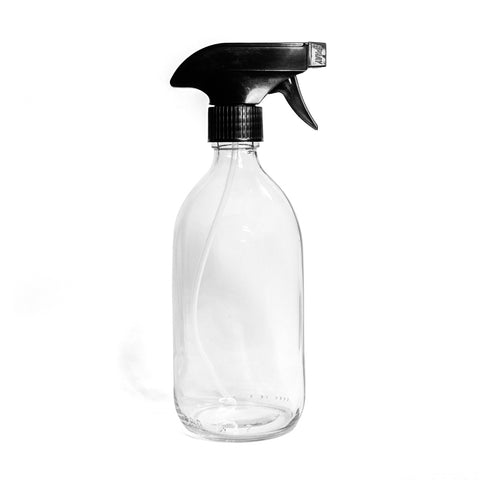 Sprühflasche 500ml klar, schwarz - the sage