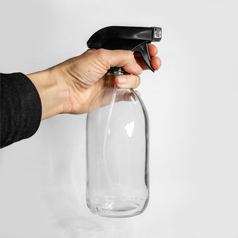 Sprühflasche 500ml klar, schwarz - the sage