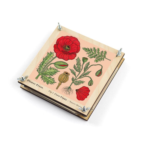 Blumenpresse «Mohn» - Studio Wald