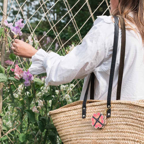 Mini-Blumenpresse als Schlüsselanhänger - Studio Wald
