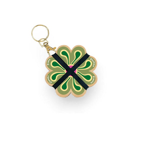 Mini-Blumenpresse als Schlüsselanhänger - Studio Wald