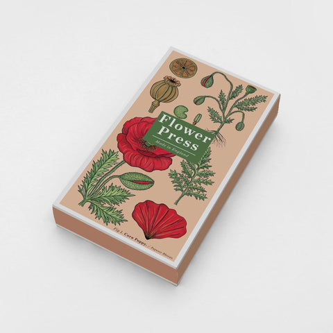 Grosse Blumenpresse «Mohn» - Studio Wald