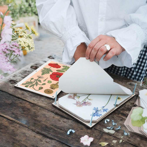 Grosse Blumenpresse «Mohn» - Studio Wald