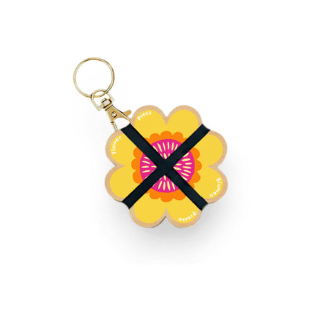 Mini-Blumenpresse als Schlüsselanhänger - Studio Wald