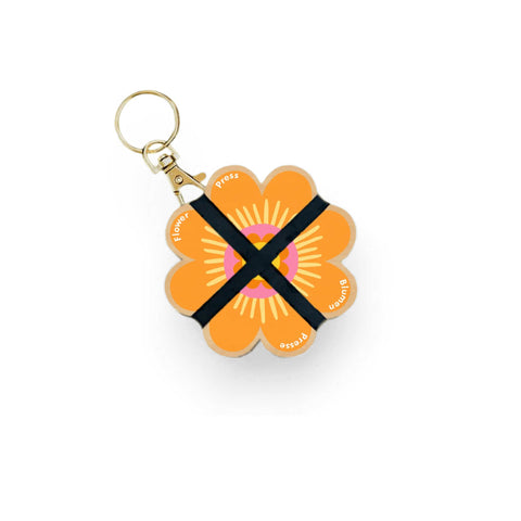 Mini-Blumenpresse als Schlüsselanhänger - Studio Wald