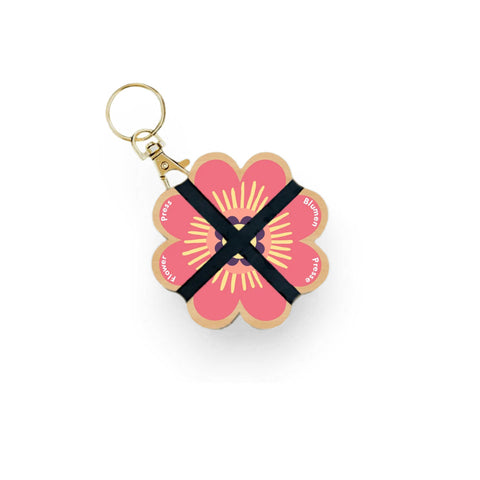 Mini-Blumenpresse als Schlüsselanhänger - Studio Wald