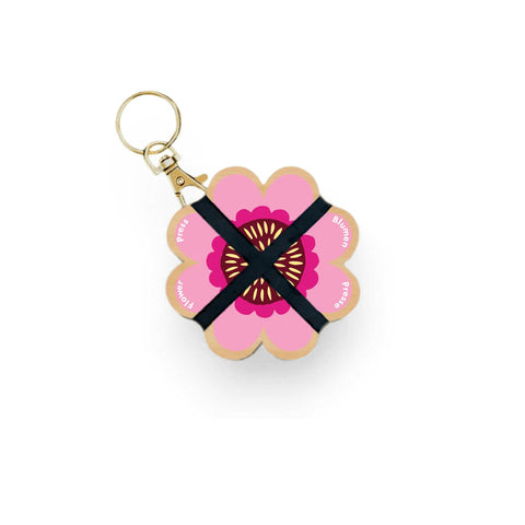 Mini-Blumenpresse als Schlüsselanhänger - Studio Wald