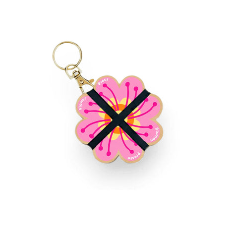 Mini-Blumenpresse als Schlüsselanhänger - Studio Wald