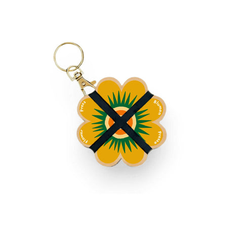 Mini-Blumenpresse als Schlüsselanhänger - Studio Wald