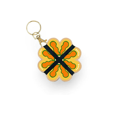 Mini-Blumenpresse als Schlüsselanhänger - Studio Wald