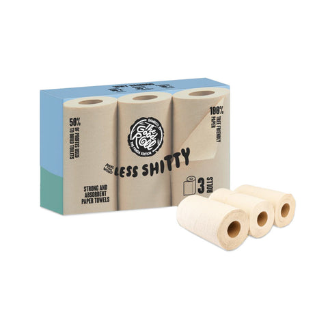 Bamboo kitchen paper set of 3 - The Good Roll
