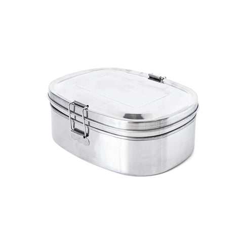 Sandwich box made of stainless steel, two parts - ONYX