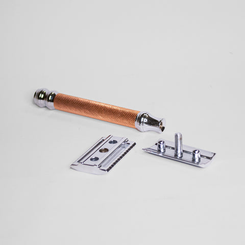 Stainless steel safety razor "Sample" - Parker