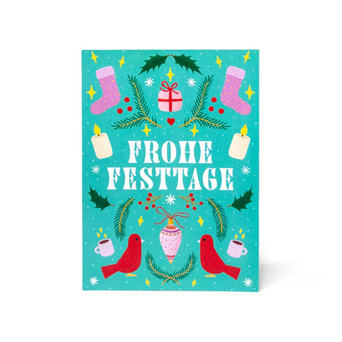 Weihnachtskarte «frohe Festtage» - the sage