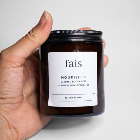 Scented candle "Nourish it" "Second Chance" - Fais