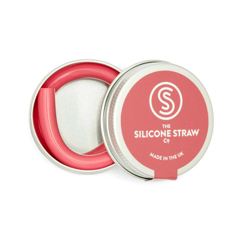 Trinkhalm aus Silikon in der Dose - The Silicone Straw Company