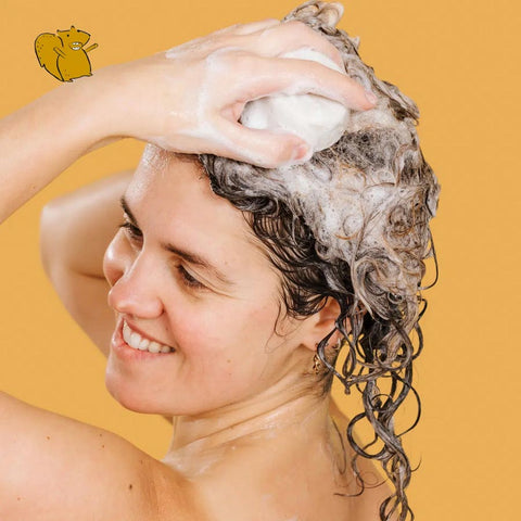Solid shampoo for greasy hair - wash wash cousin