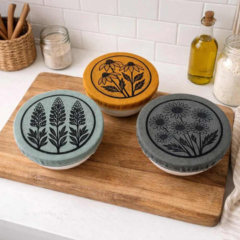 Bowl-Cover «Echinacea - Small» - Your Green Kitchen