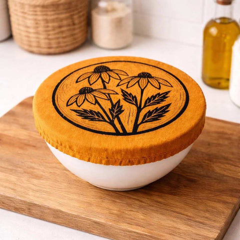 Bowl-Cover «Echinacea - Small» - Your Green Kitchen