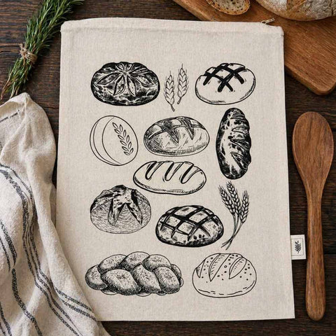 Sac à pain « pains » - Your Green Kitchen