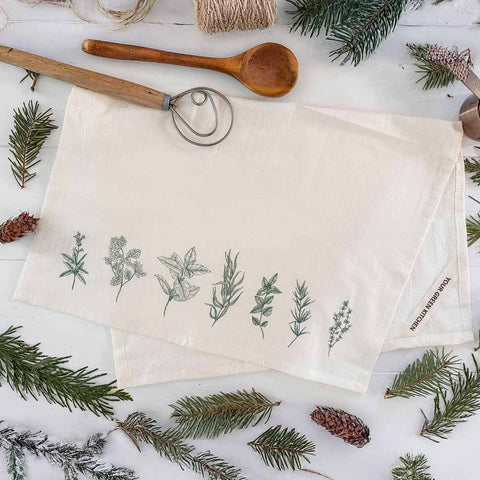 Geschirrtuch «Kräuter» - Your Green Kitchen