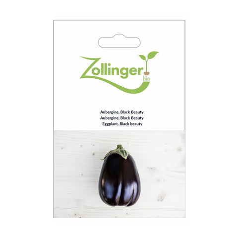 Aubergine «Black Beauty» Bio Saatgut - Zollinger Bio