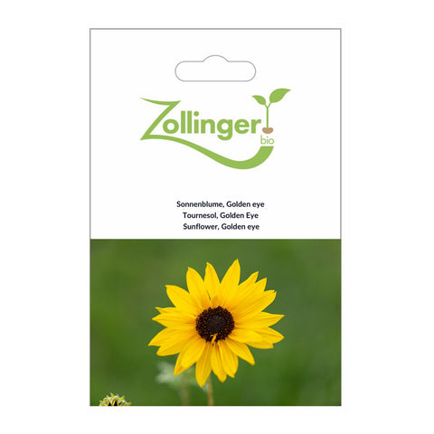 Tournesol «Golden eye» Graines bio - Zollinger Bio