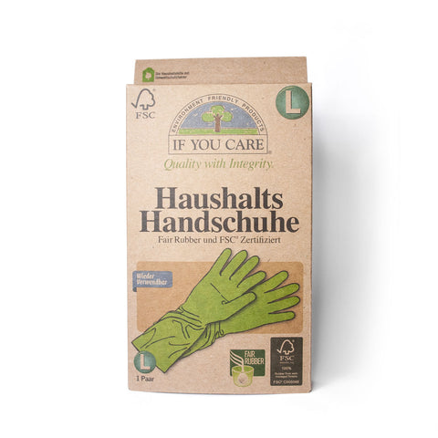 Haushalts Handschuhe - if you care