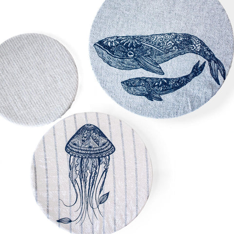 Bowl-Covers 2er-Sets "Wal" und "Jellyfish" - Your Green Kitchen