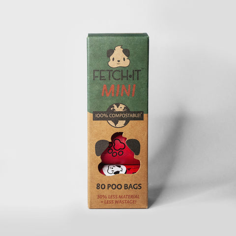 sustainable dog waste bags «Mini», 80 bags - Fetch It