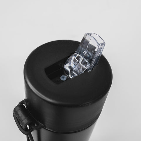 Isolierflasche aus Edelstahl mit Trinkhalm, 595ml - Frank Green