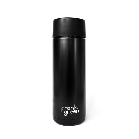 Stainless steel vacuum flask with drinking straw, 595ml - Frank Green