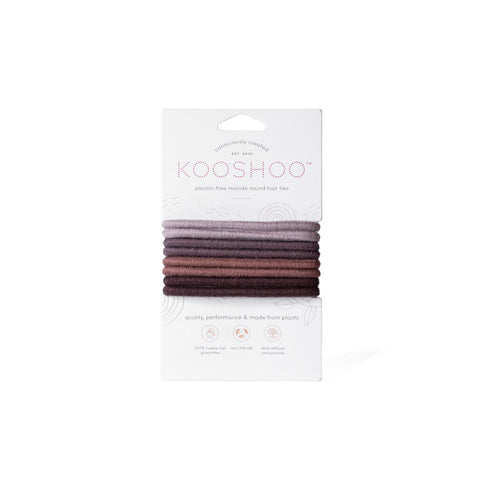 Plastic-free hair ties round - Kooshoo