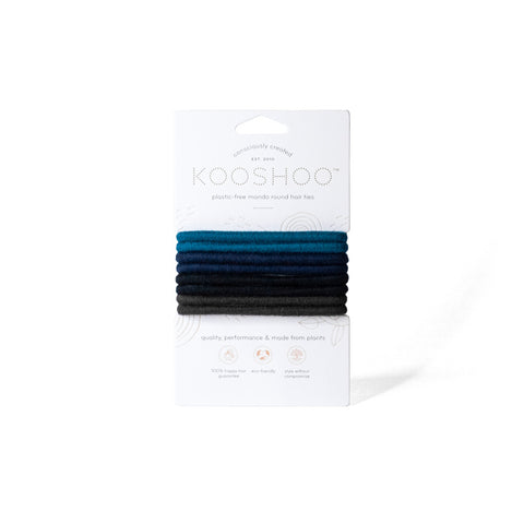 Plastic-free hair ties round - Kooshoo