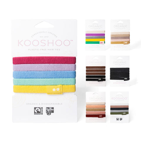 Plastic-free hair ties - Kooshoo