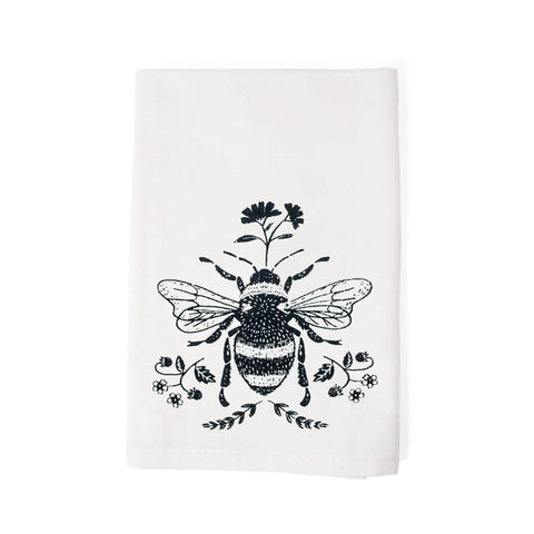 Cloth napkins «Bee», set of 2 - Your Green Kitchen