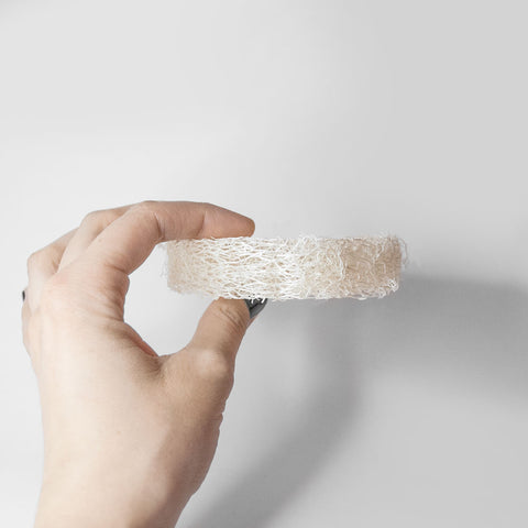 Lot de 3 disques Loofah «Second Chance» - la sauge