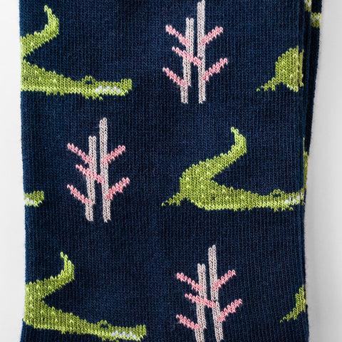 Socks «Crocodile», blue - PAAR Socks