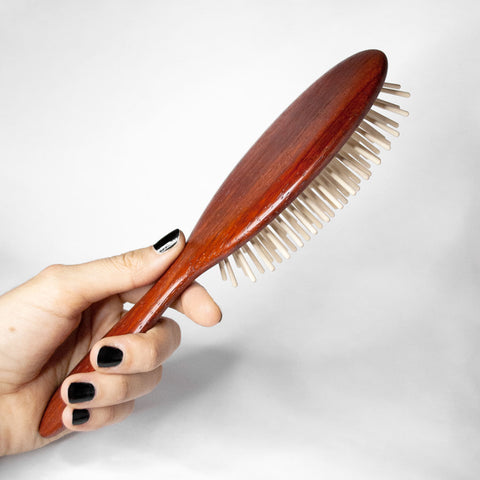 Oval hairbrush, luxury - TEK