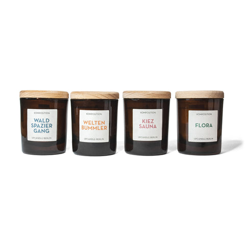Rapeseed wax candles «Four Moods» - UpCandle