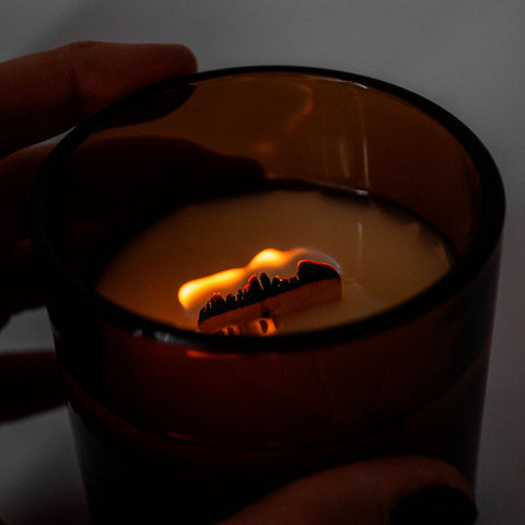 Rapeseed wax candle «Belissa» - UpCandle