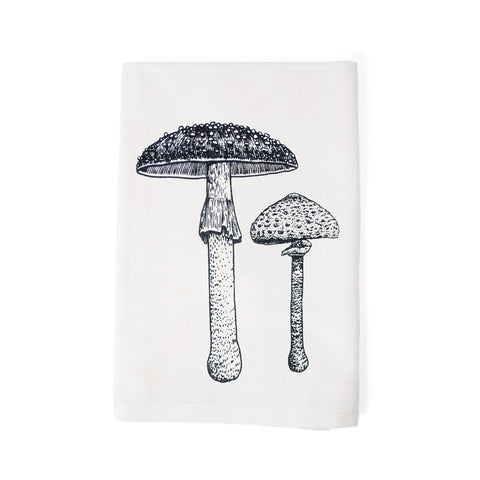 Cloth napkins «Mushrooms», set of 2 - Your Green Kitchen